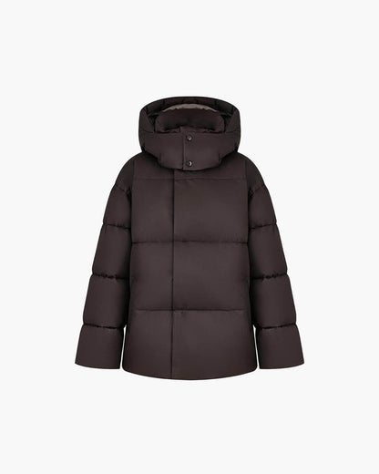 Lola Oversized Steppjacke mit abnehmbarer Kapuze