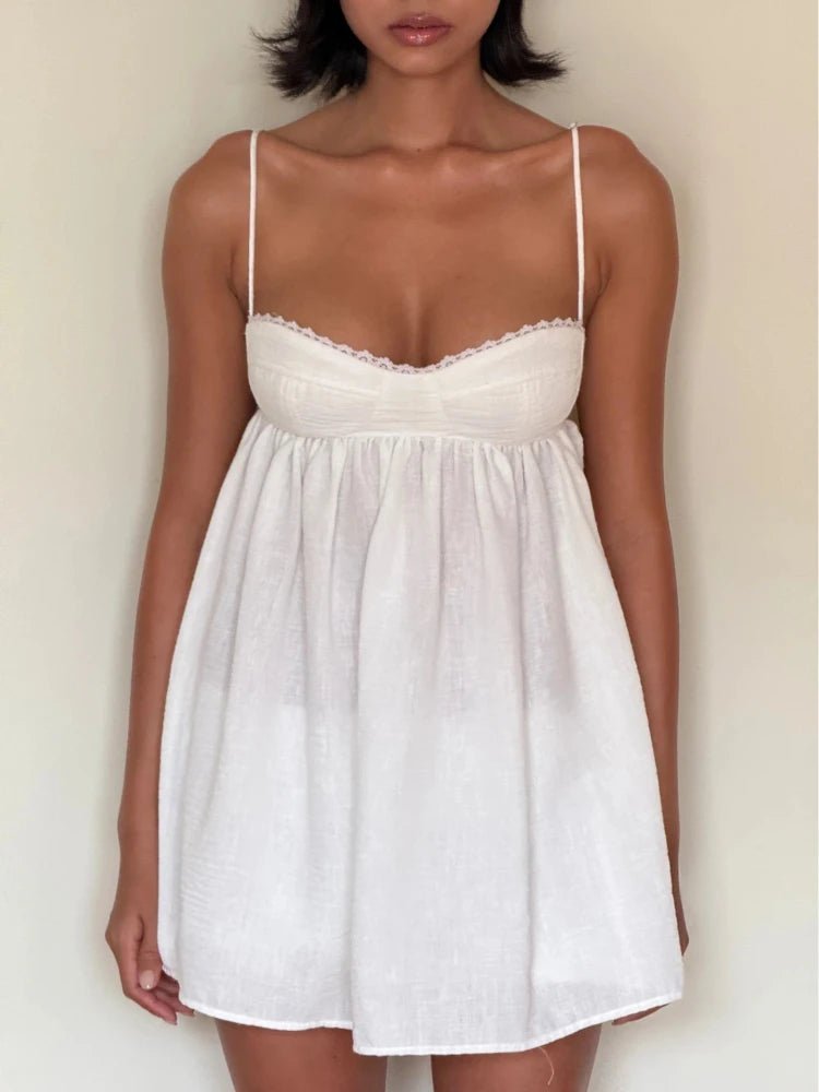 Nadia Spitzenbesatz Babydoll Short-Set