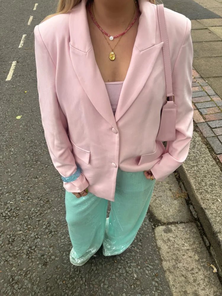 Maya Pailletten-Weitbeinhose