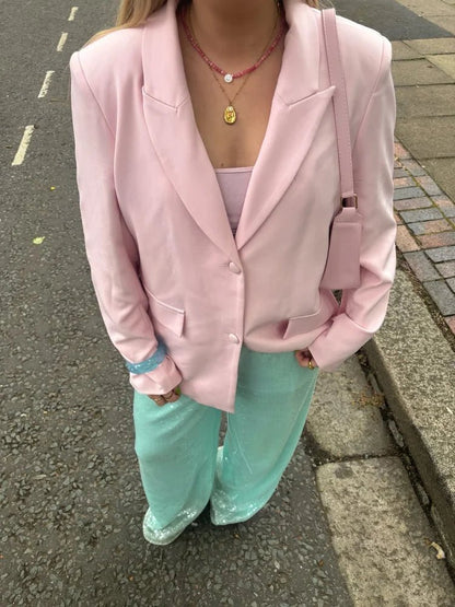 Maya Pailletten-Weitbeinhose