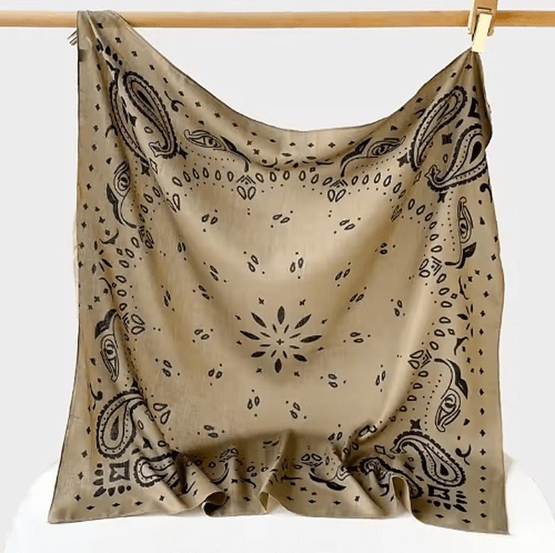 SOKYND Adaure Paisley Knitted Bandana Scarf AccessoriesSOKYND-744855-BRO-ONESIZ-48247BrownOne Size