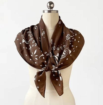 SOKYND Adaure Paisley Knitted Bandana Scarf AccessoriesSOKYND-744855-BRO-ONESIZ-48247BrownOne Size