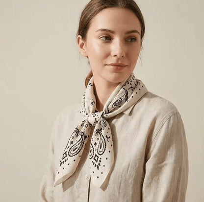 SOKYND Adaure Paisley Knitted Bandana Scarf AccessoriesSOKYND-744855-BRO-ONESIZ-48247BrownOne Size