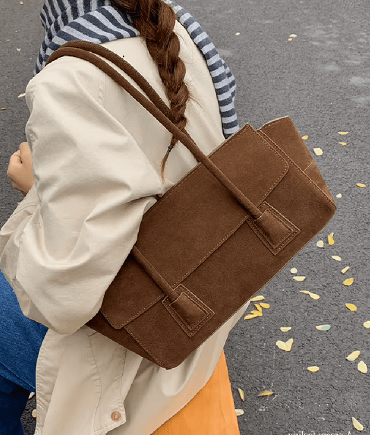 Alicia Vintage Kunstleder-Umhängetasche