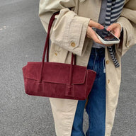 Alicia Vintage Kunstleder-Umhängetasche