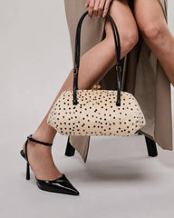 Anna Cheetah Kunstfell-Schultertasche