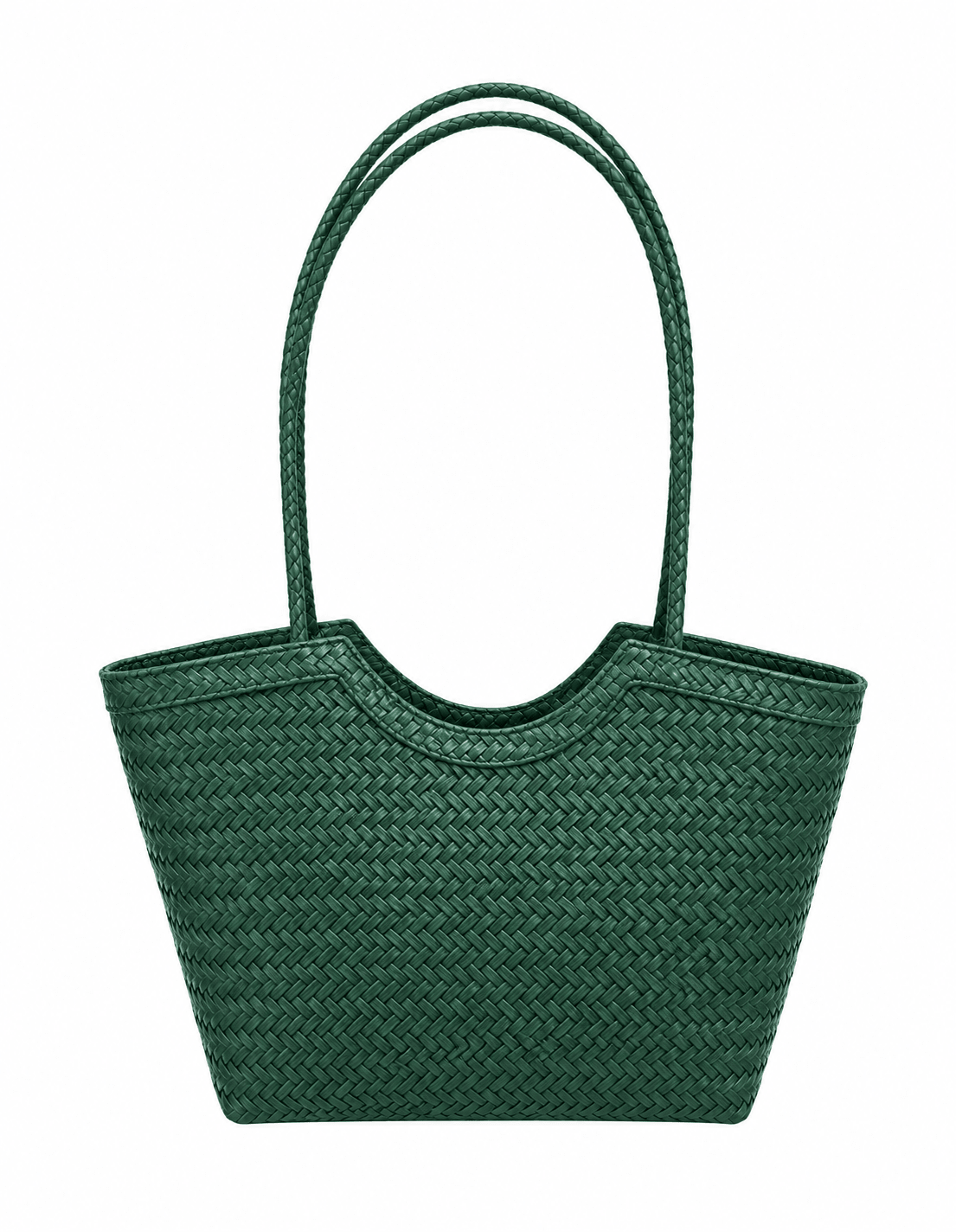 SOKYND Anna Woven Faux Leather Bag BagsJJ1774219786661852400GreenRegular