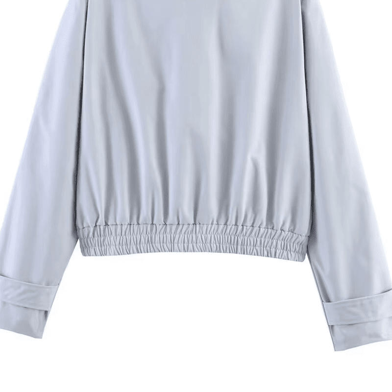 SOKYND Anne High Neck Zip Jacket JacketSOKYND-111575-LIG-S-40279Light BlueS