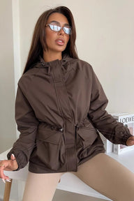 Camila Wasserdichte Kapuzenjacke
