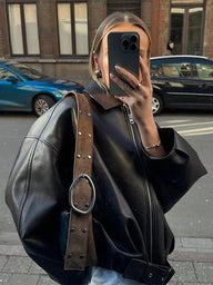 Carlotta Vegane Lederjacke