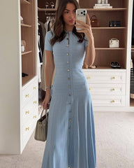 Layla Rippstrick-Midikleid