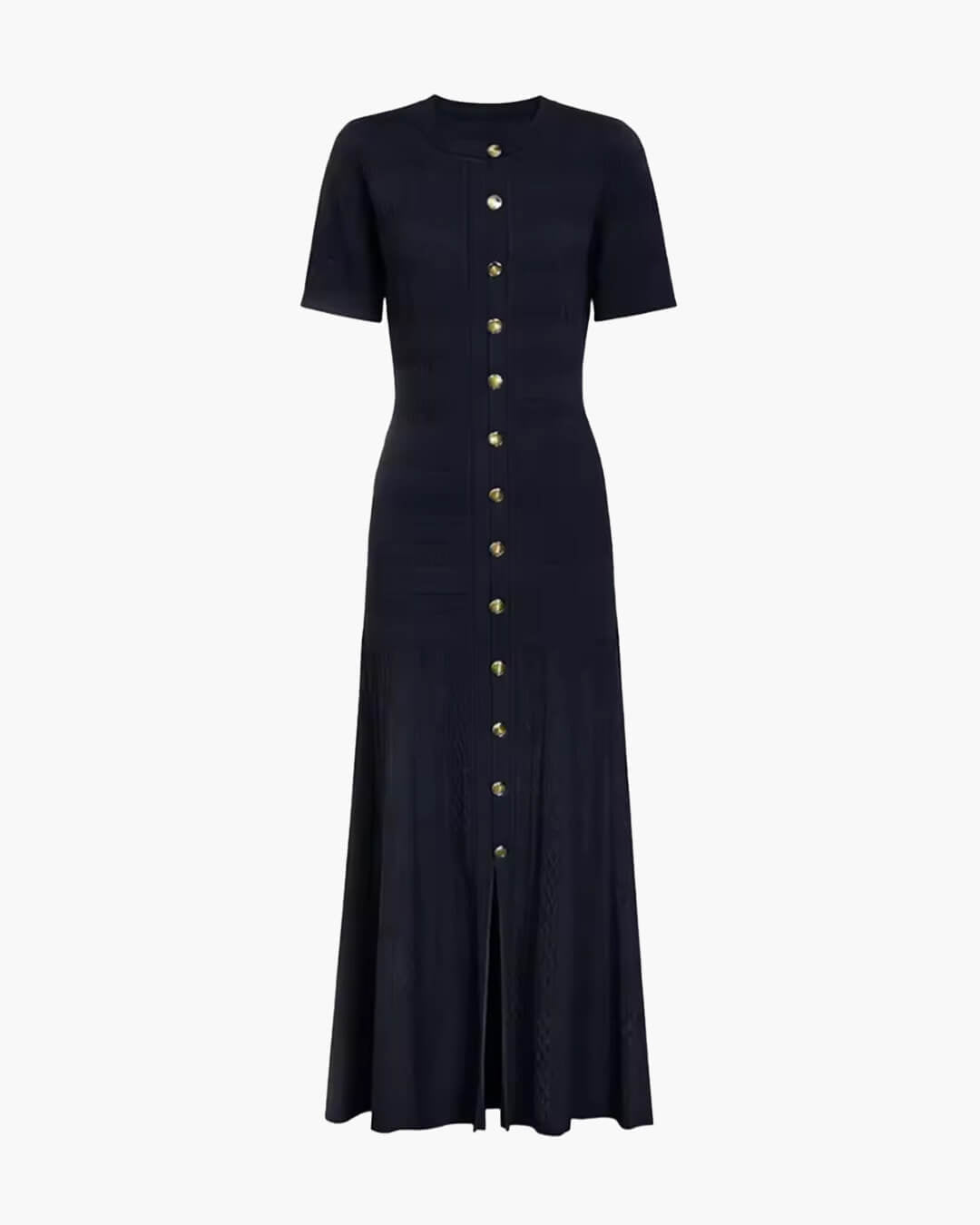 SOKYND Celeste Ribbed Knit Midi Dress DressGreenXS