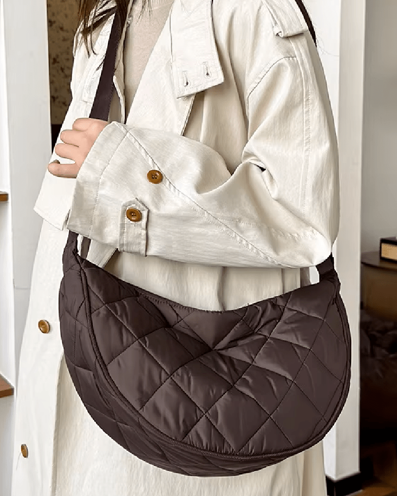 SOKYND Clara Nylon Crossbody Belt Bag BagSOKYND-266199-DAR-OS-50135Darkbrown