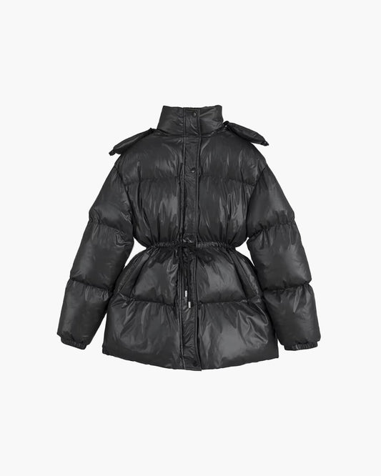 SOKYND Dorothy Drawstring Hooded Puffer Coat Coats & JacketsvV1767356248750403473BlackS