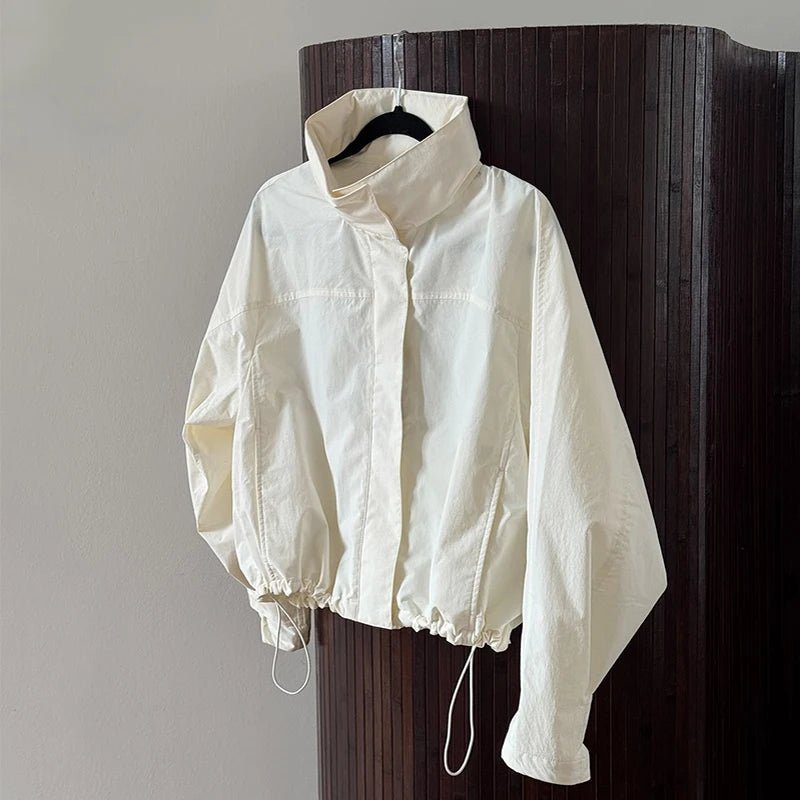 SOKYND Elena Hooded Waterproof Bomber Jacket Coats & JacketsSOKYND-340567-WHI-S-26743WhiteS