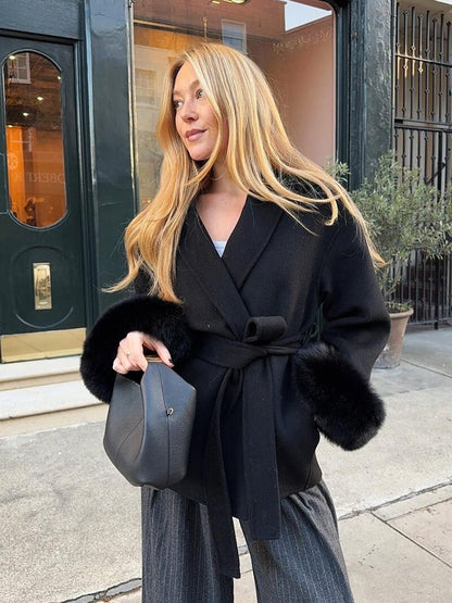 SOKYND Ellianna Faux Fur Coat Coats & JacketsAe1767356248753412820BlackS