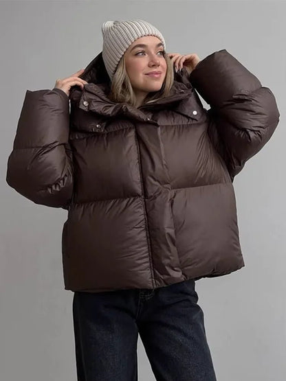 SOKYND Ellie Lightweight Puffer Jacket JacketSOKYND-336983-BRO-S-20791BrownS