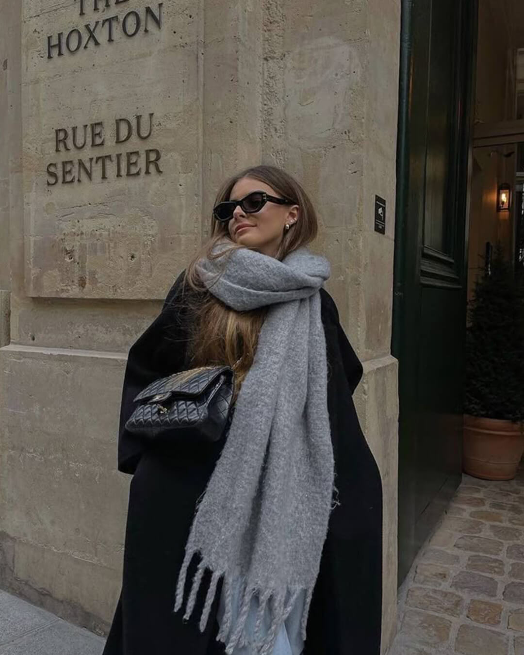 SOKYND Emilia Tasseled Winter Scarf AccessoriesSOKYND-388311-BEI-OS-06167Beige