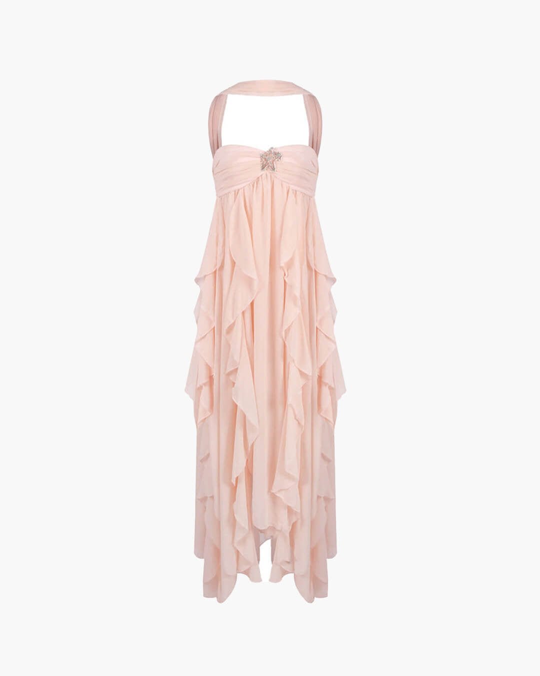 SOKYND Emmi Strapless Ruffled Maxi Dress DressSOKYND-866519-BAB-S-82775Baby PinkS
