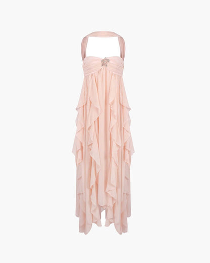 SOKYND Emmi Strapless Ruffled Maxi Dress DressSOKYND-866519-BAB-S-82775Baby PinkS