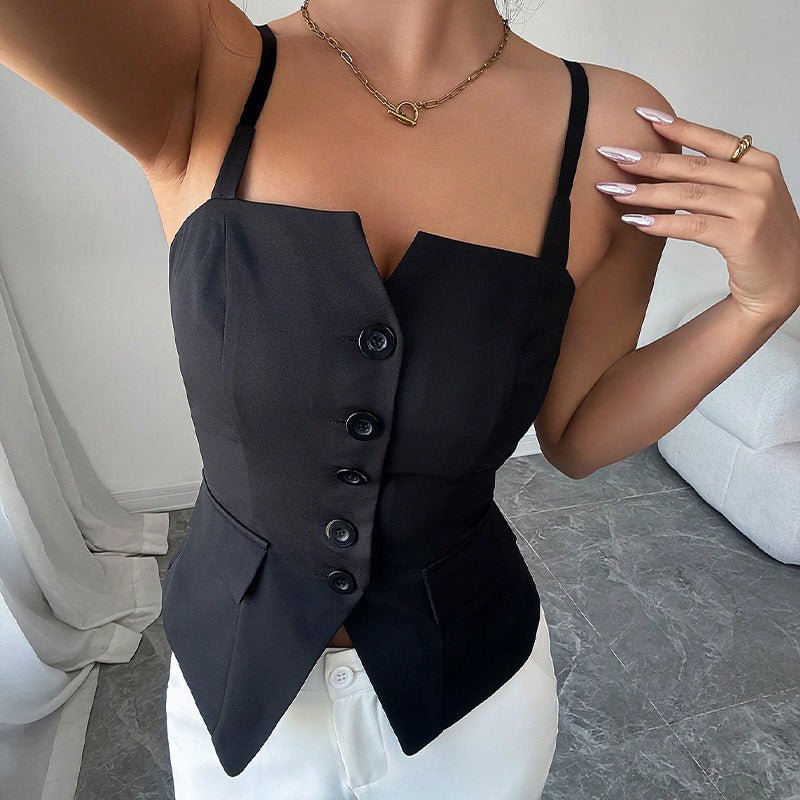SOKYND Fabia Tailored Sleeveless Top TopsL