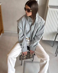 Halia Kurze Jacke mit hohem Kragen