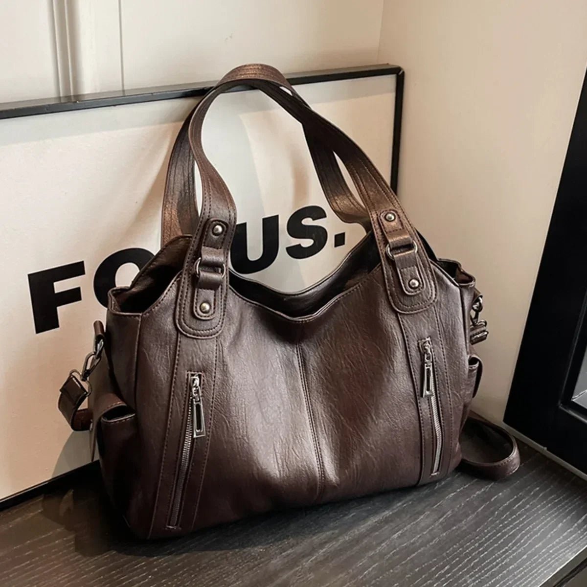 SOKYND Hannah Shoulder Bag BagDark BrownRegular