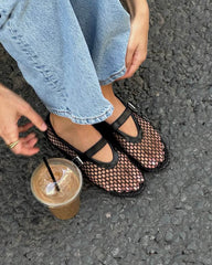 Jessica Ballerinas aus Mesh