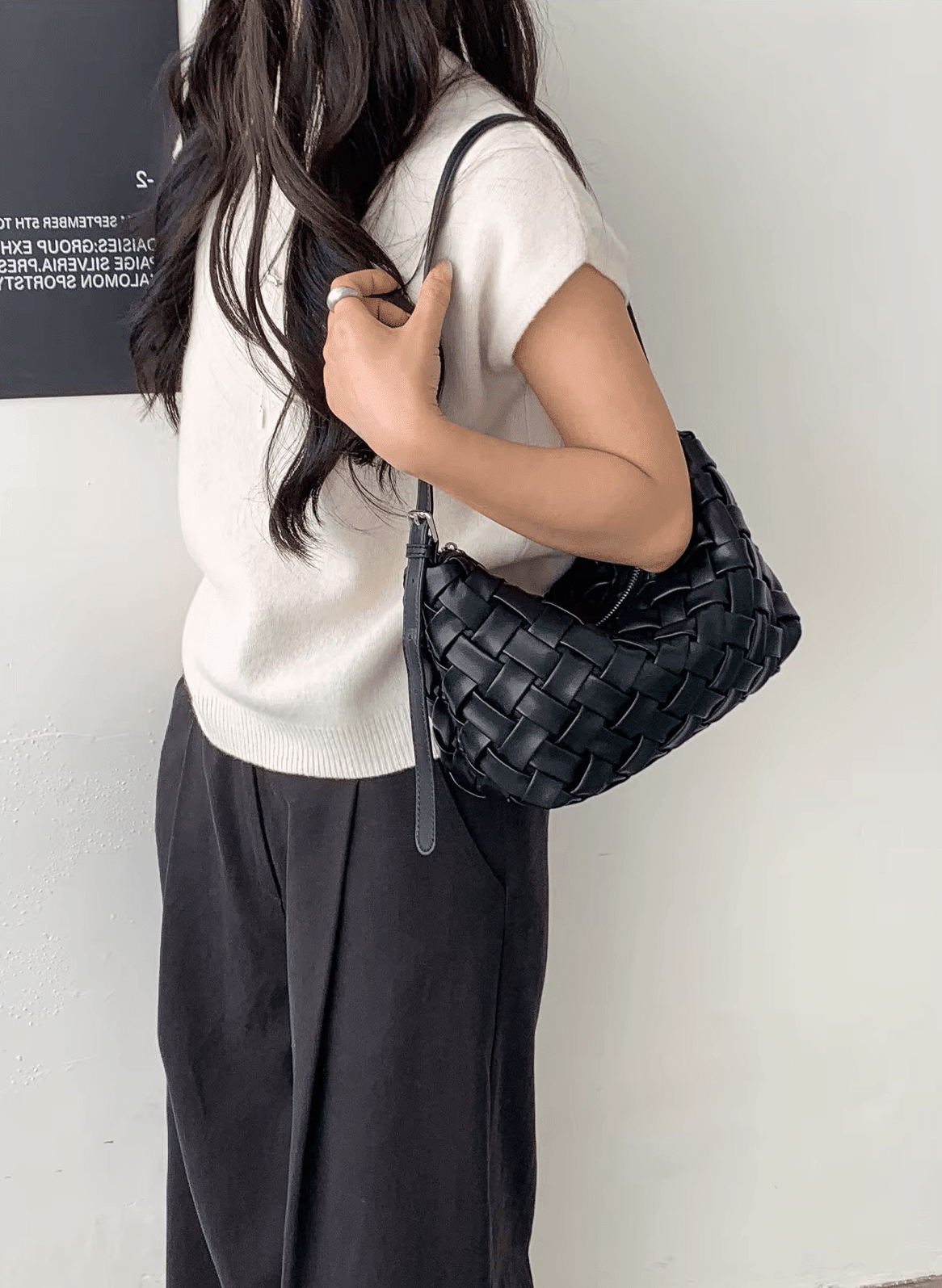 SOKYND Julia Minimalist Hobo Shoulder Bag BagSOKYND-774679-BLA-OS-26455Black