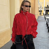 Kate Gerüschte Zip Jacke