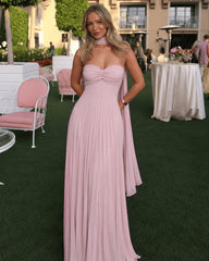 Kimberly Mesh Maxikleid mit Schal