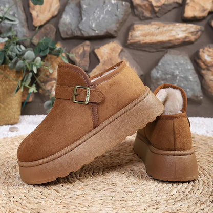 SOKYND Lena Slip-On Suede Platform Ankle Booties ShoesSOKYND-016215-ORA-38-58231Camel38