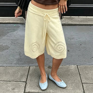 Lisa Strick Culotte mit weitem Bein