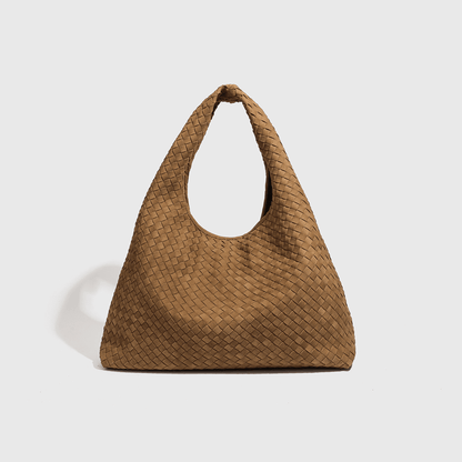 SOKYND Lola Woven Faux Suede Tote Bag BagSOKYND-493847-CAM-OS-48951Camel