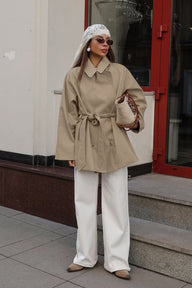 Lucy Trenchcoat mit Wickelgürtel