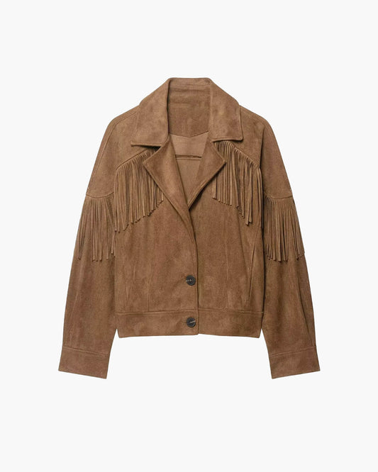 Lucy Kunstveloursfransen Westernjacke
