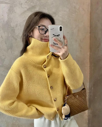 SOKYND Melanie Oversized Knit Cardigan CardiganSOKYND-020311-GIN-L-52855Ginger YellowL