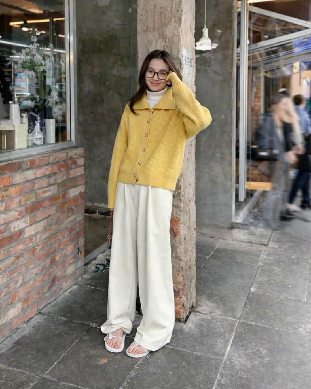 SOKYND Melanie Oversized Knit Cardigan CardiganSOKYND-020311-GIN-M-20087Ginger YellowM