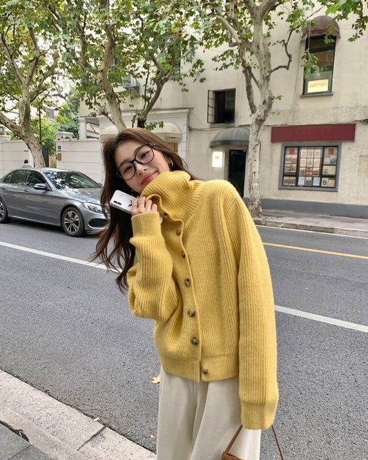SOKYND Melanie Oversized Knit Cardigan CardiganSOKYND-020311-GIN-S-87319Ginger YellowS