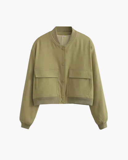 SOKYND Mila Bomber Jacket JacketSOKYND-445335-OLI-S-50711OliveS