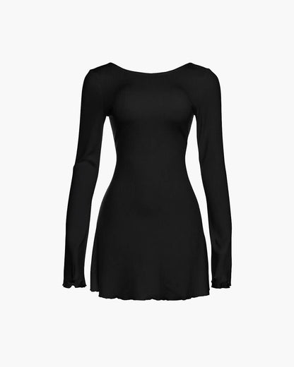 SOKYND Mila Open Back Mini Dress DressSOKYND-731223-BLA-S-83447BlackS