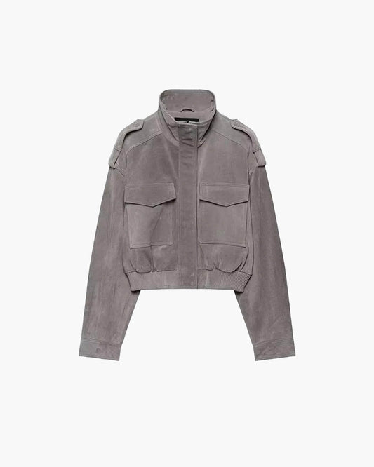 Nina Kunstwildleder Kurzjacke