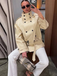 Nina Stehkragen Trenchcoat