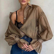 Quintin Ausgestellte Ärmel lockere Bluse