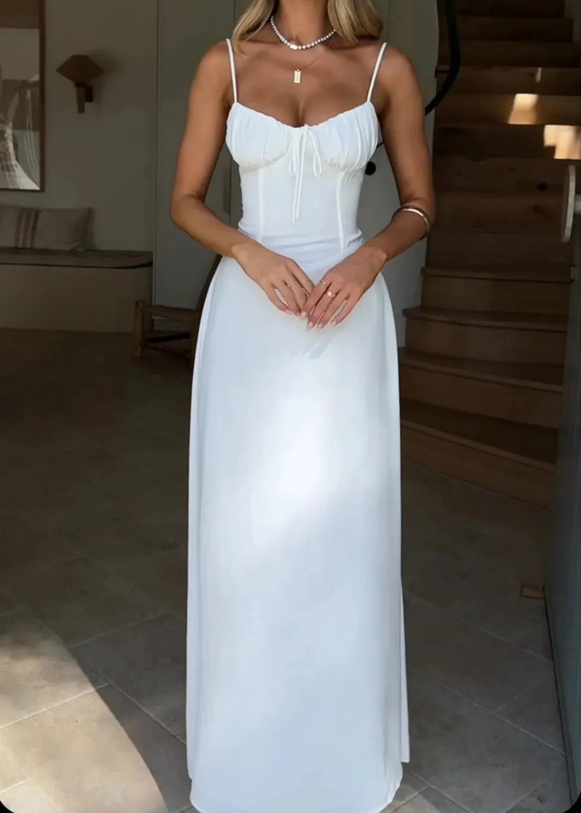 SOKYND Rafaela Corset Bodice Maxi Dress DressesSOKYND-643095-YEL-M-12055YellowM