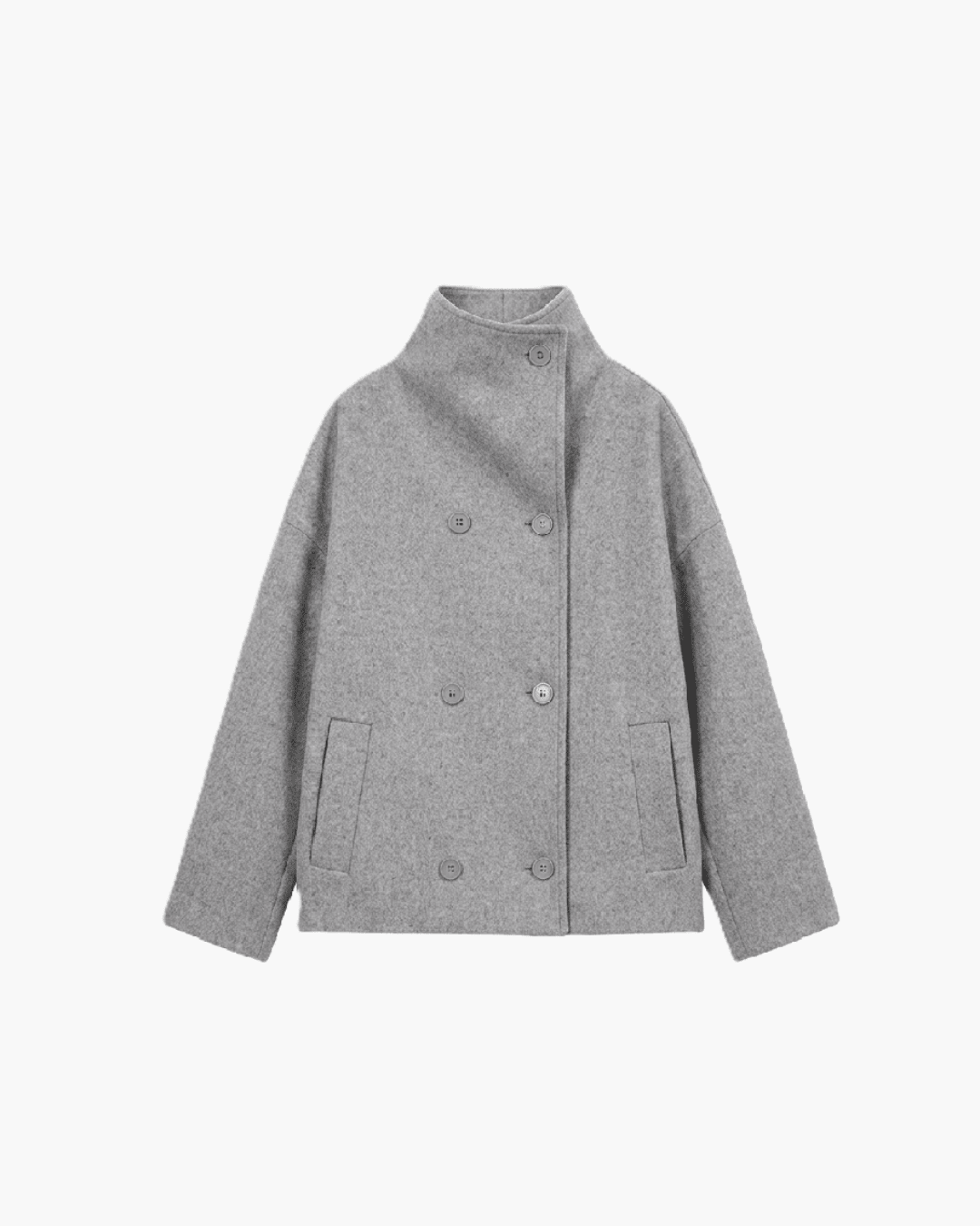 SOKYND Rikka Jacket with Stand Collar Coats & JacketsTa1767356248736672430BeigeXS