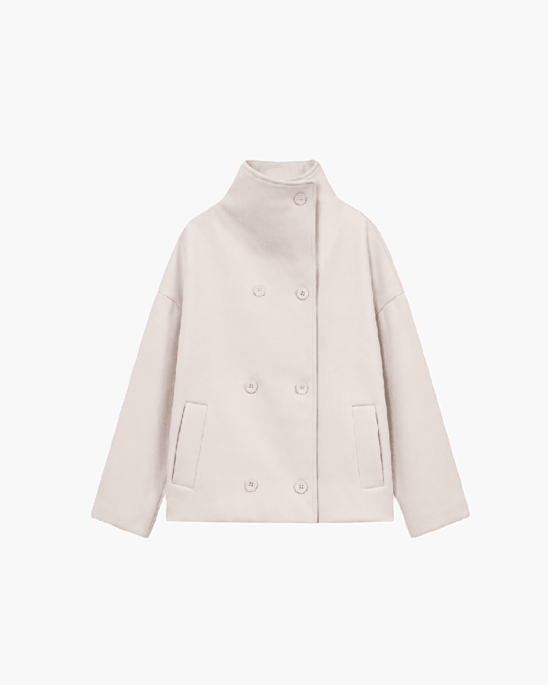 SOKYND Rikka Jacket with Stand Collar Coats & JacketsTa1767356248736672430BeigeXS