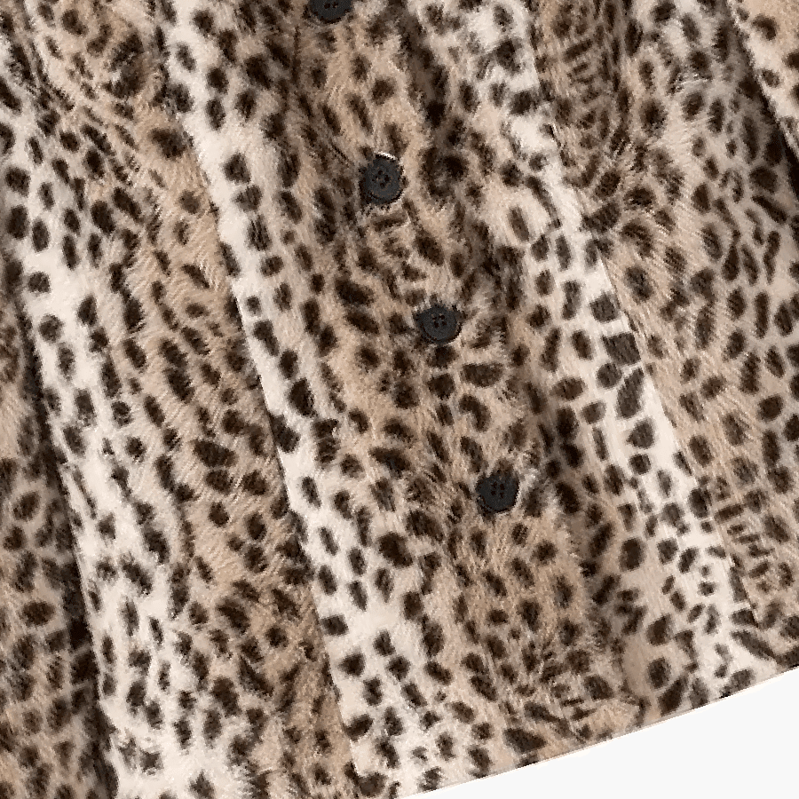 SOKYND Rose Leopard Faux Fur Cropped Jacket JacketSOKYND-698967-S-OS-47991S