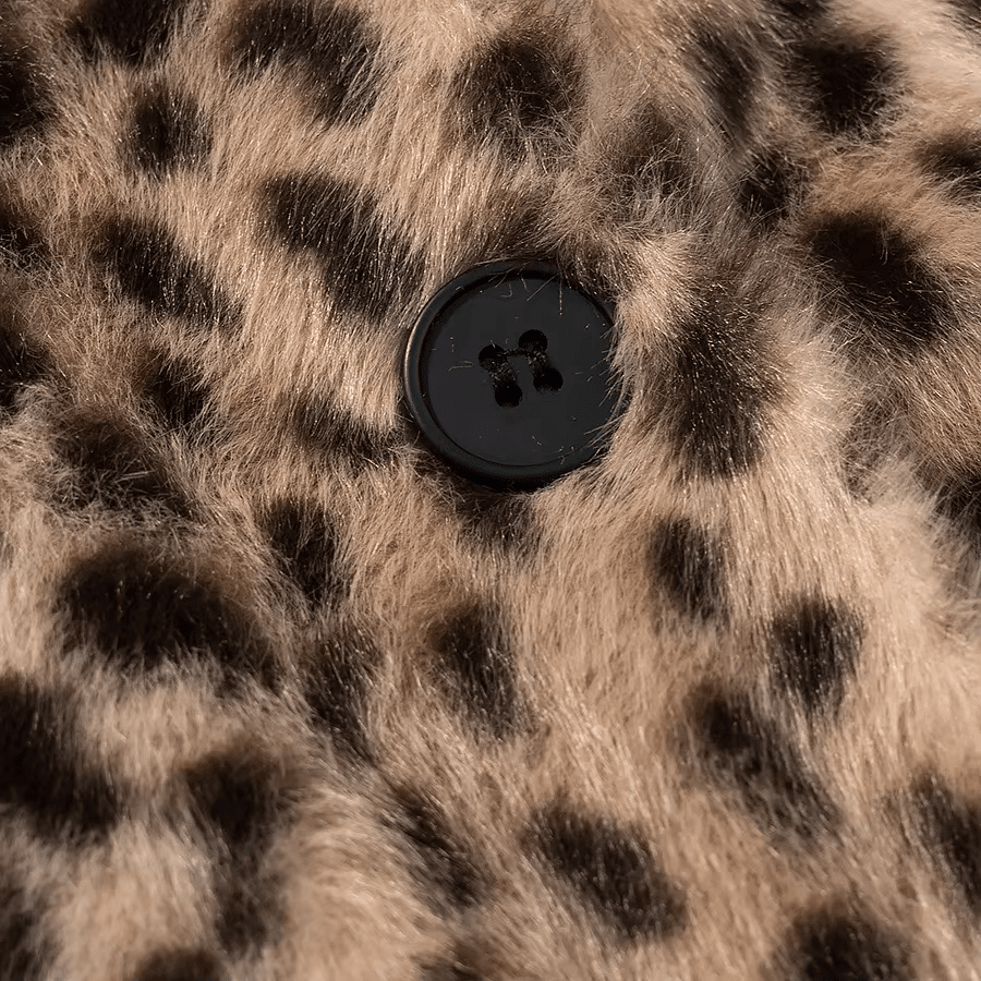 SOKYND Rose Leopard Faux Fur Cropped Jacket JacketSOKYND-698967-S-OS-47991S