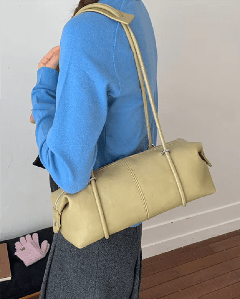 SOKYND Sandra Boston Pillow Bag BagSOKYND-971543-GRE-OS-01175Green